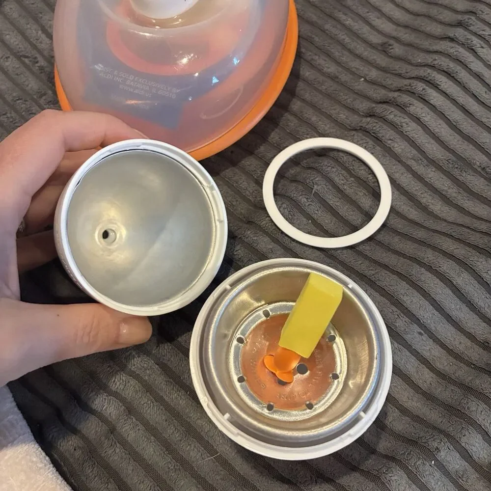 Joie Boiley Microwavable Egg Boiler & Bacon and Egg Maker White & Orange OPEN